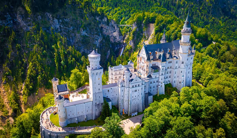 The Singers' Hall inside Neuschwanstein Castle